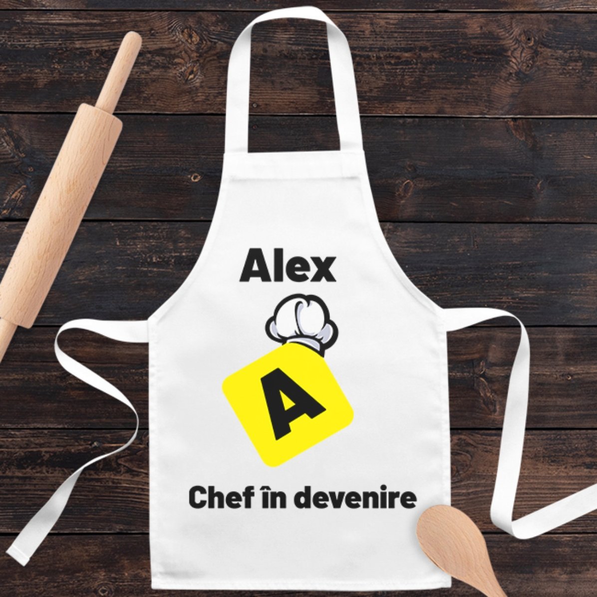 T-shirt personalizzata per bambini con scritta - Chef in erba