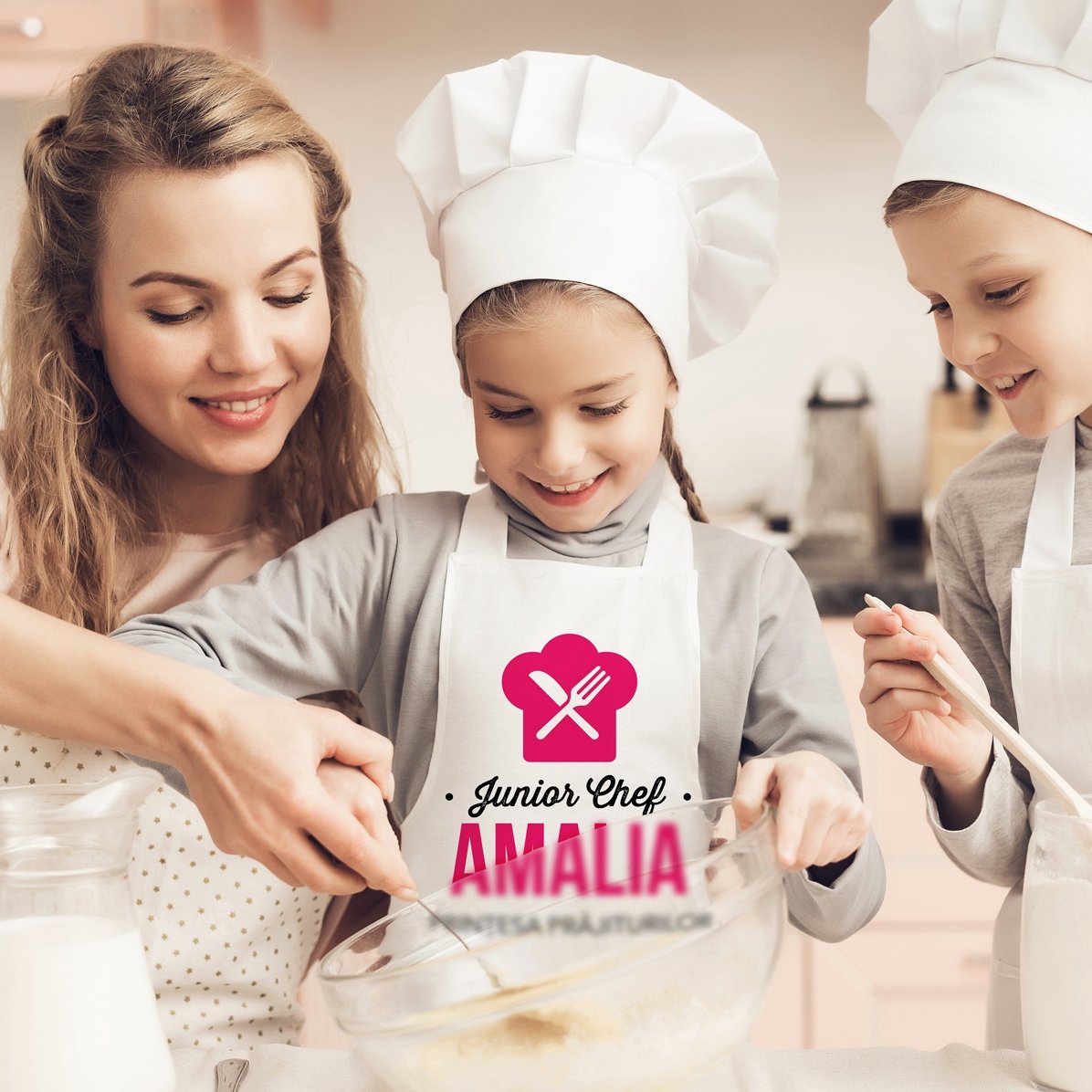 Modello personalizzato per bambini con testo - La principessa dei dolci