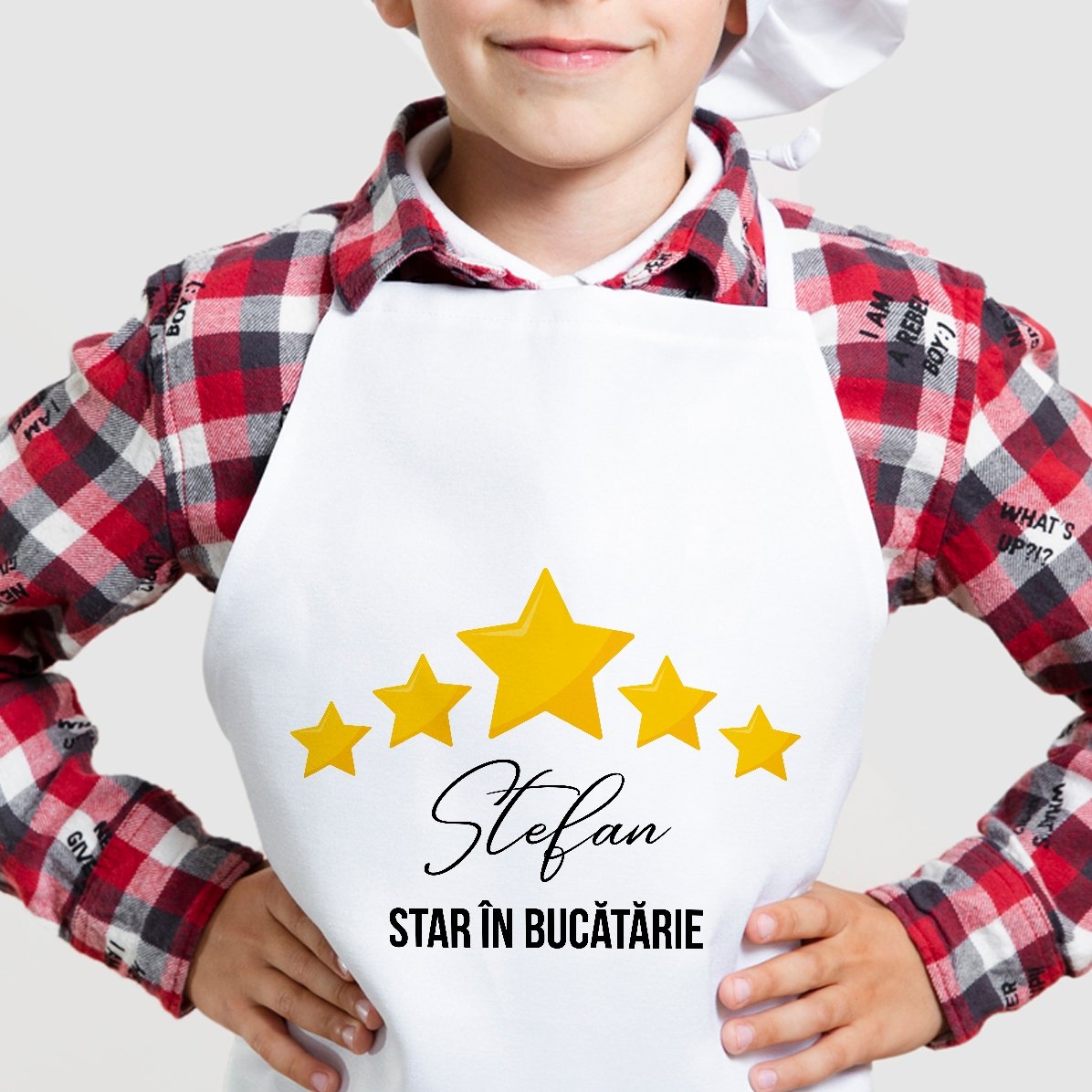 T-shirt personalizzata per bambini con scritta - Star in cucina