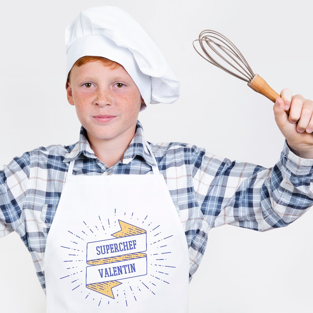 T-shirt personalizzata per bambini con scritta - Superchef