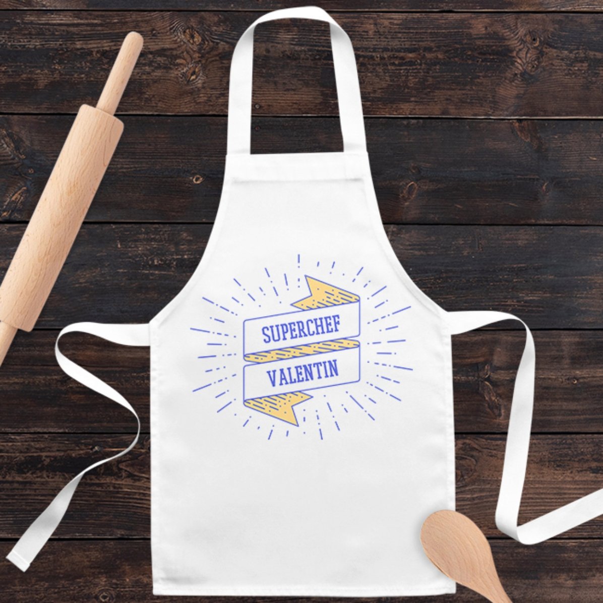 T-shirt personalizzata per bambini con scritta - Superchef