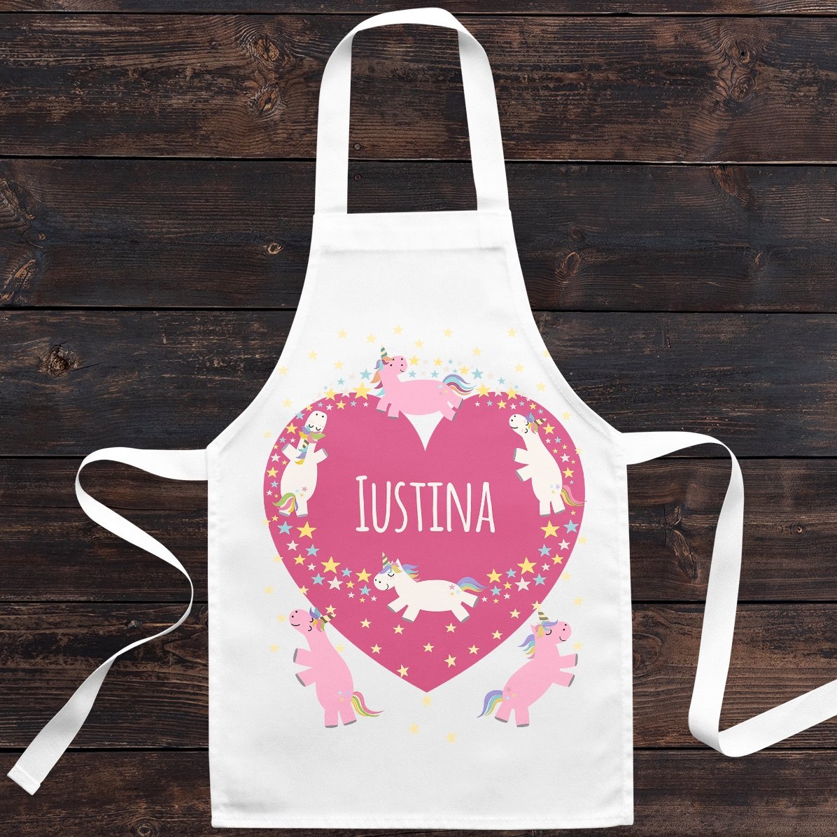 Modello personalizzato per bambini con scritta - Unicorni