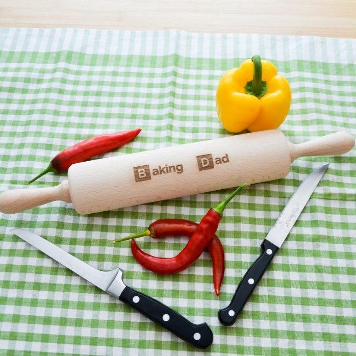 Spatola da cucina in legno personalizzata - Baking Person
