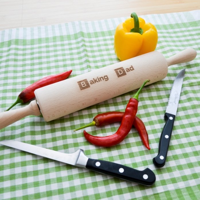 Spatola da cucina in legno personalizzata - Baking Person