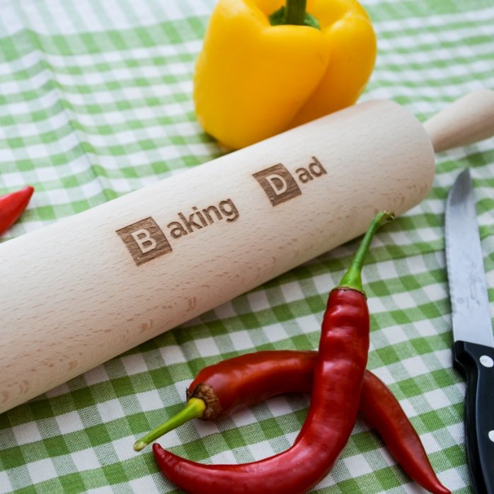 Spatola da cucina in legno personalizzata - Baking Person