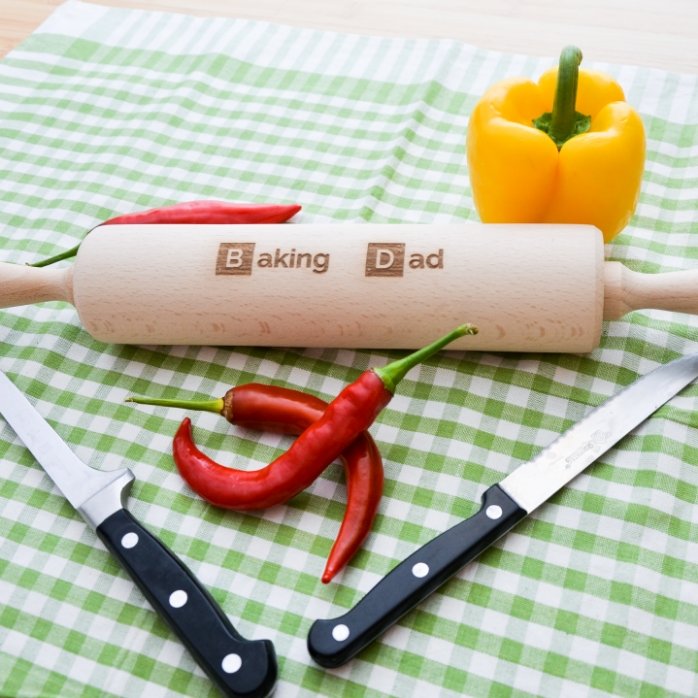 Spatola da cucina in legno personalizzata - Baking Person