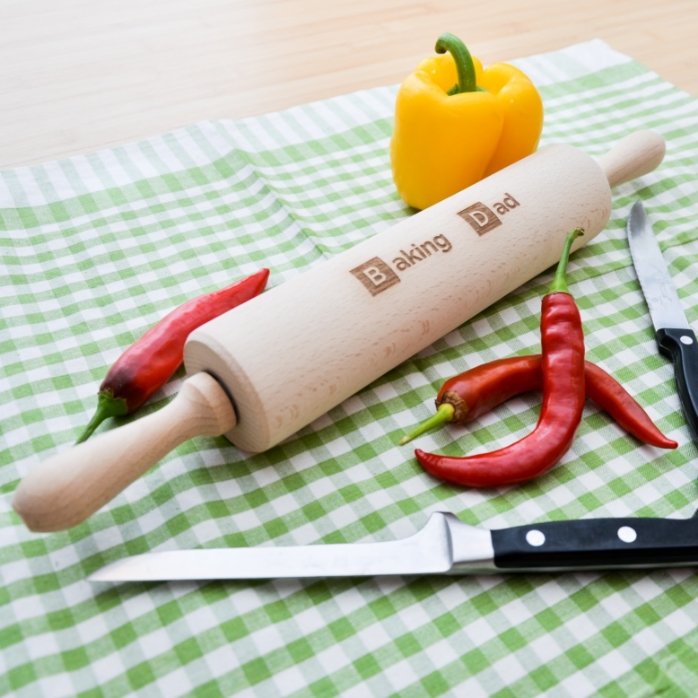 Spatola da cucina in legno personalizzata - Baking Person