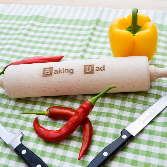 Spatola da cucina in legno personalizzata - Baking Person