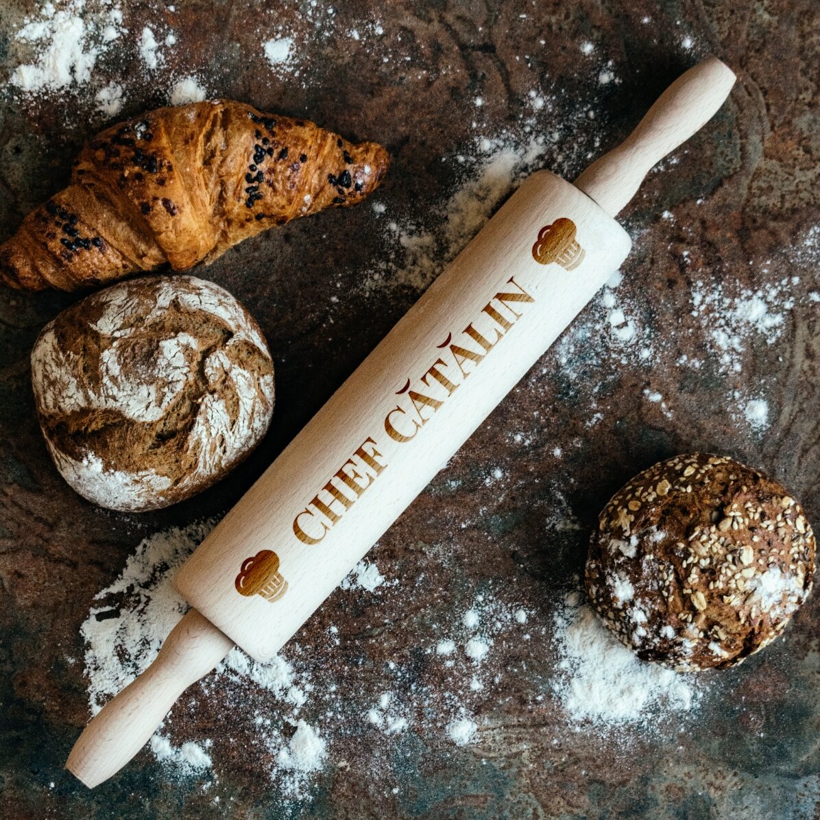 Mestolo in legno personalizzato - Chef