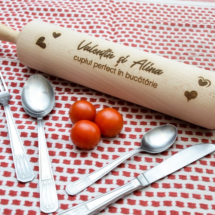 Tiraboccoli in legno personalizzato per coppie