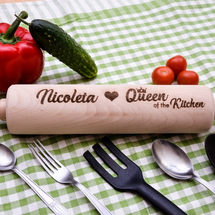 Mestolo di legno personalizzato - Queen of the Kitchen