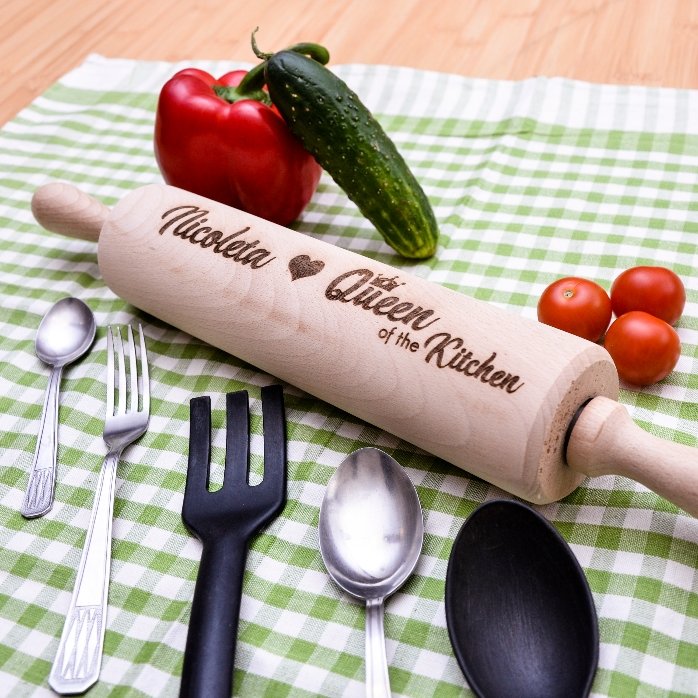 Mestolo di legno personalizzato - Queen of the Kitchen