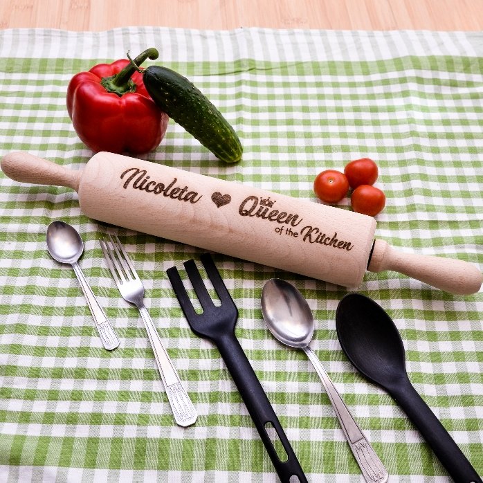 Mestolo di legno personalizzato - Queen of the Kitchen