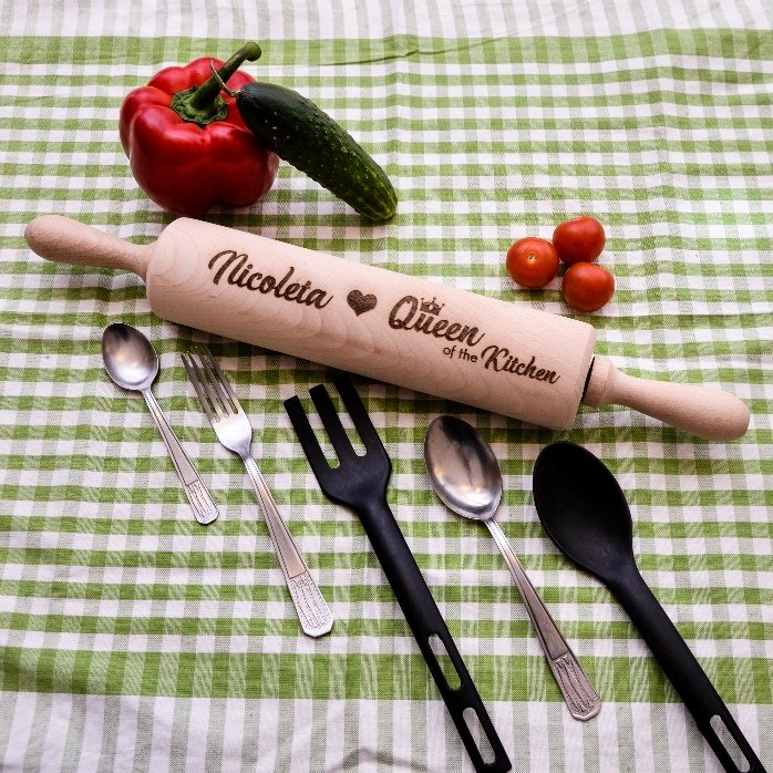 Mestolo di legno personalizzato - Queen of the Kitchen
