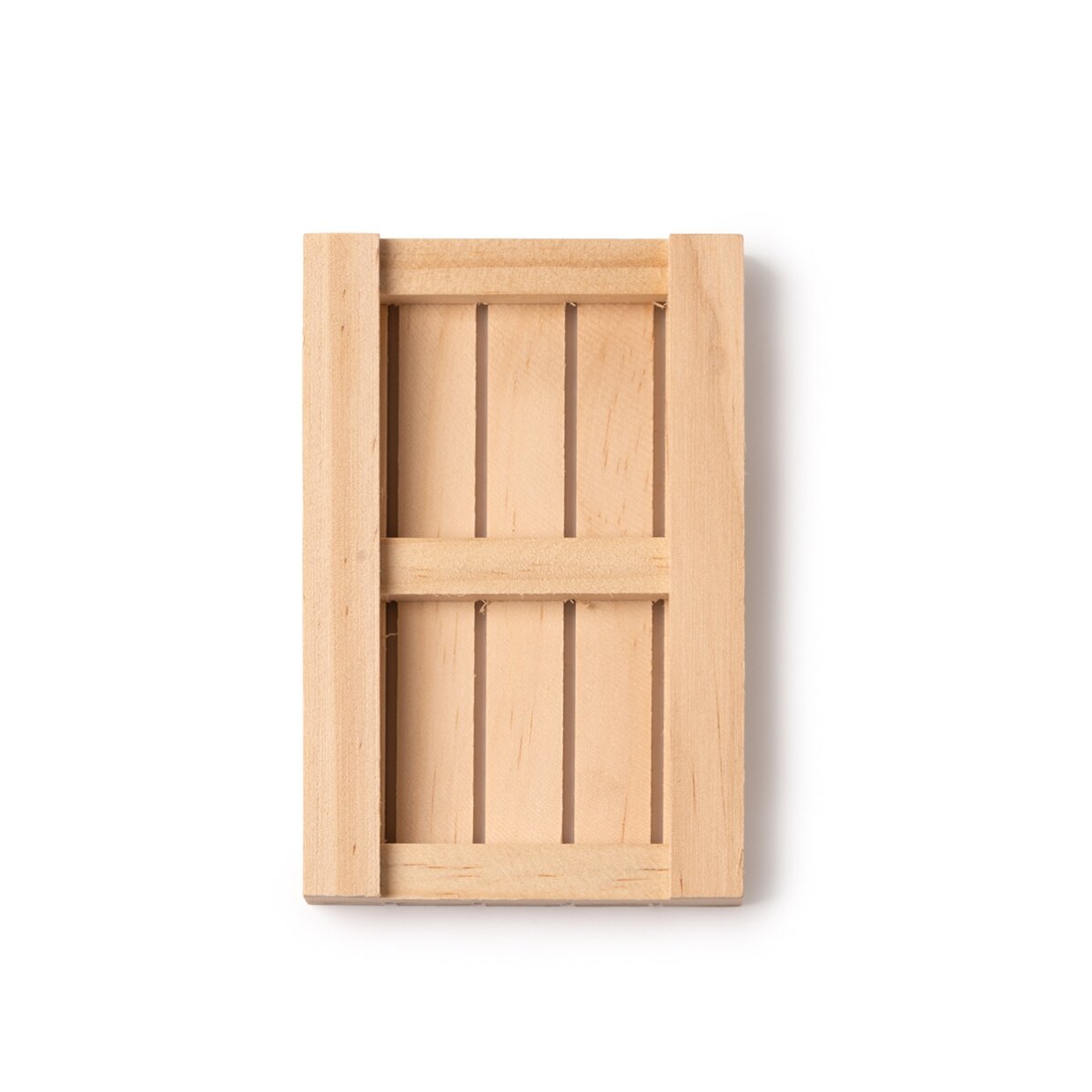 Coaster in the shape of a pallet