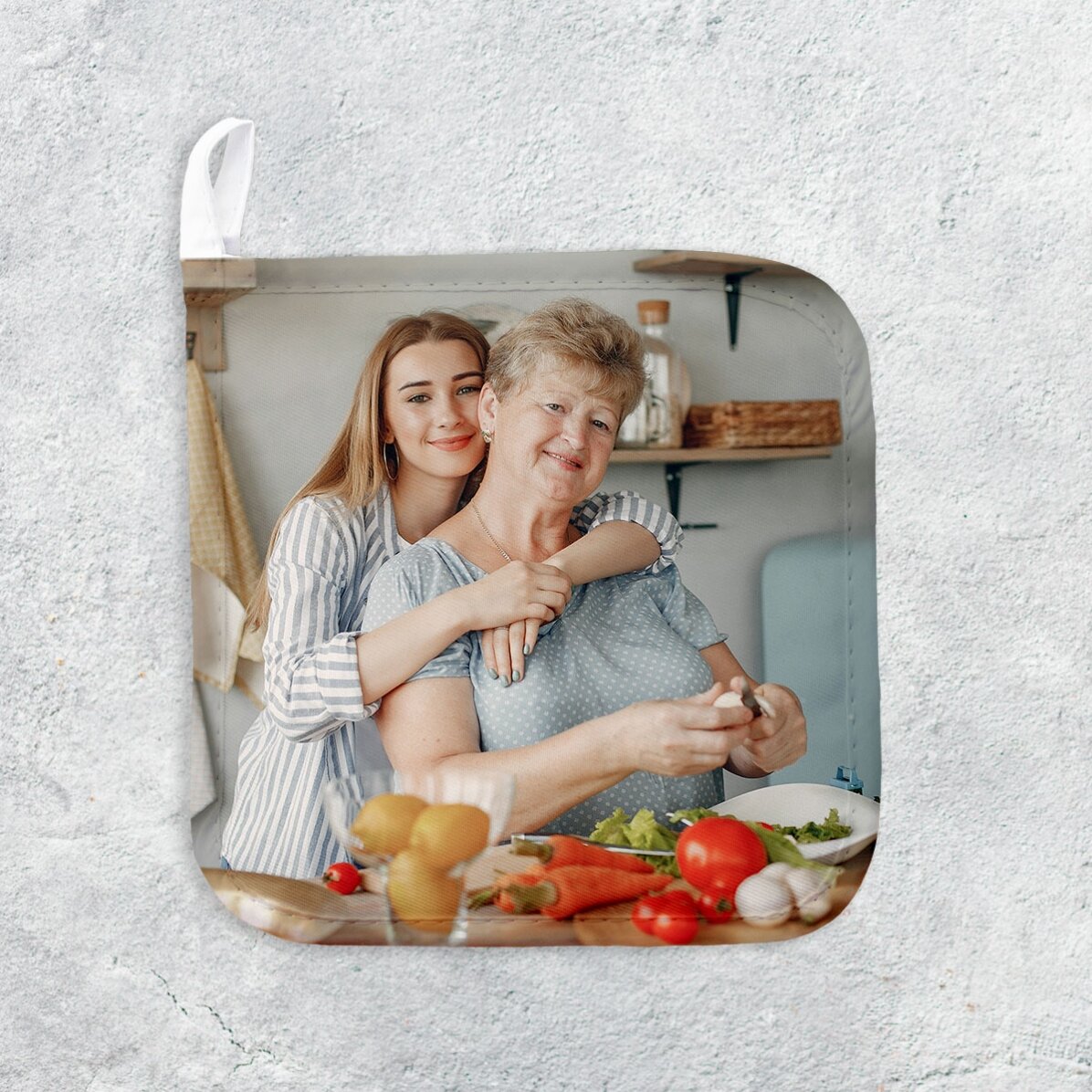 Supporto per pentole calde personalizzato con una foto