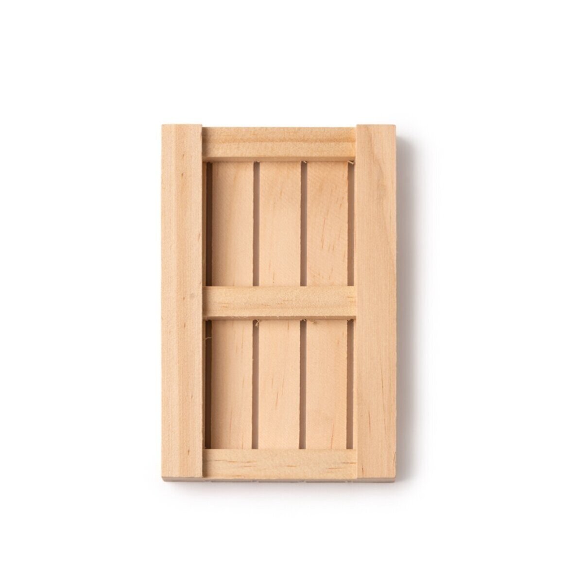 Coaster in the shape of a pallet