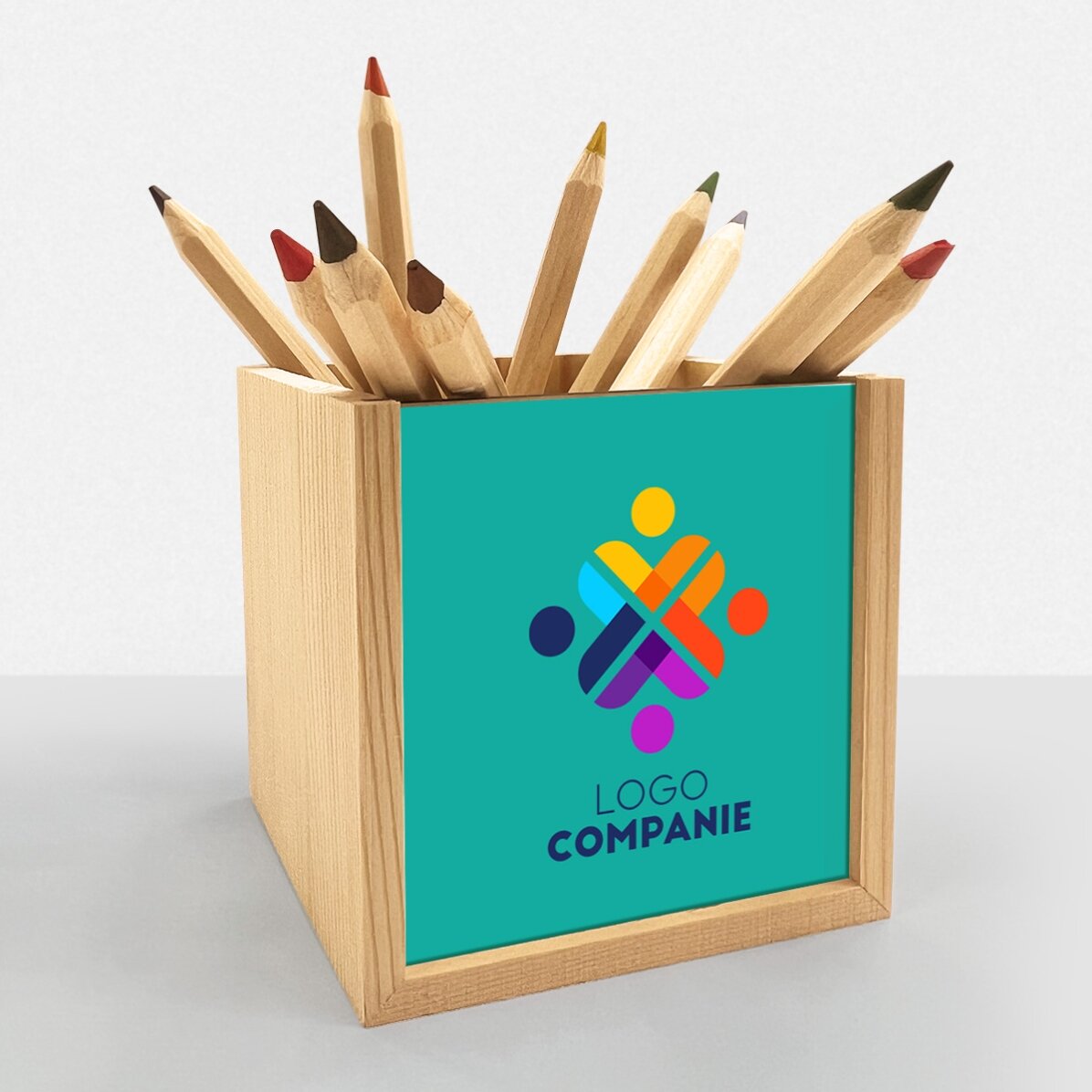 Portamatite personalizzato con logo