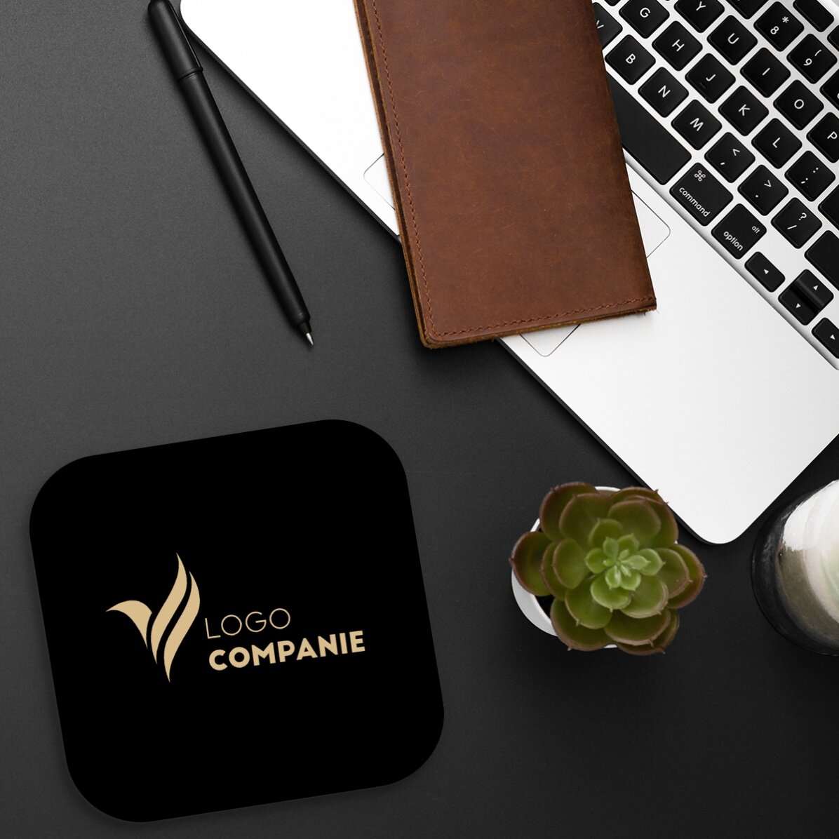 Sottobicchiere personalizzato con logo