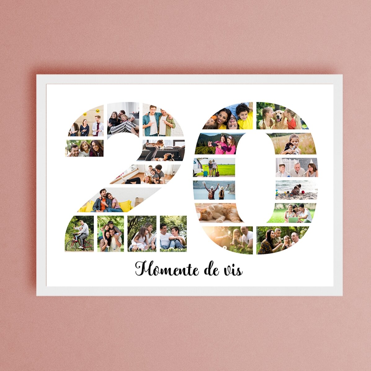 Quadro personalizzato in formato orizzontale con foto e testo - 20