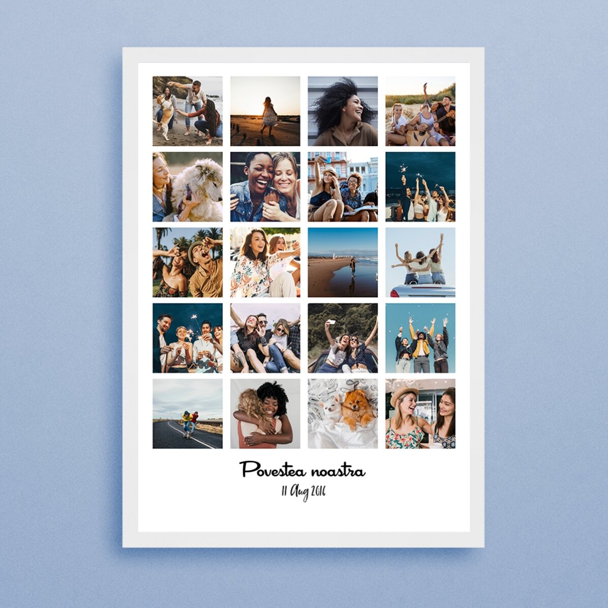 Quadro personalizzato con 20 foto