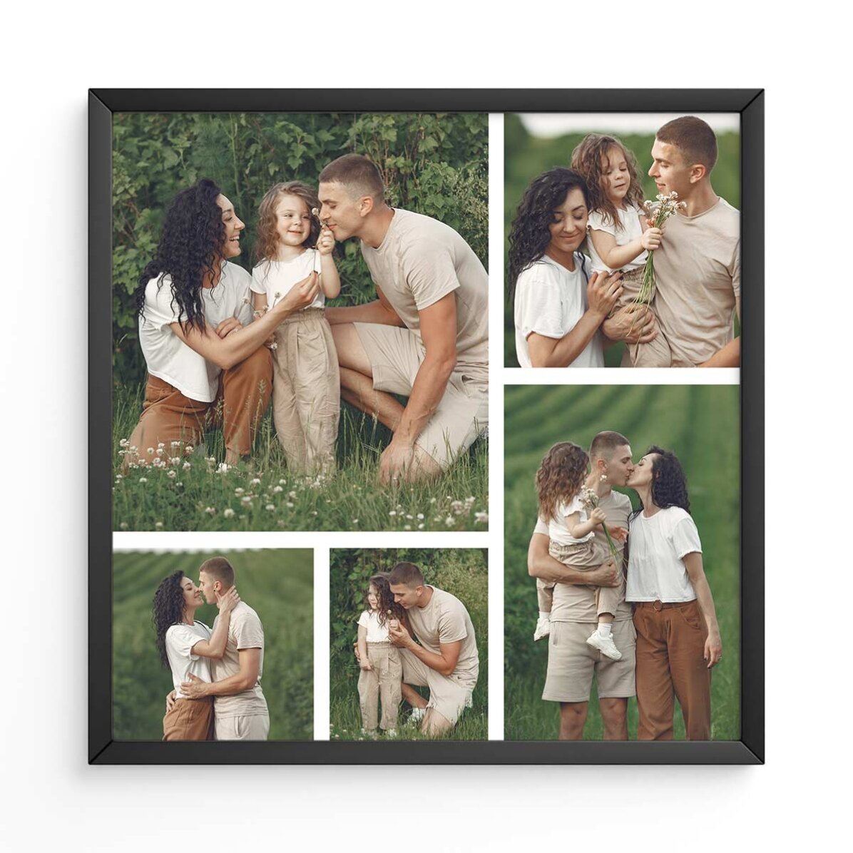 Quadro personalizzato con 5 foto