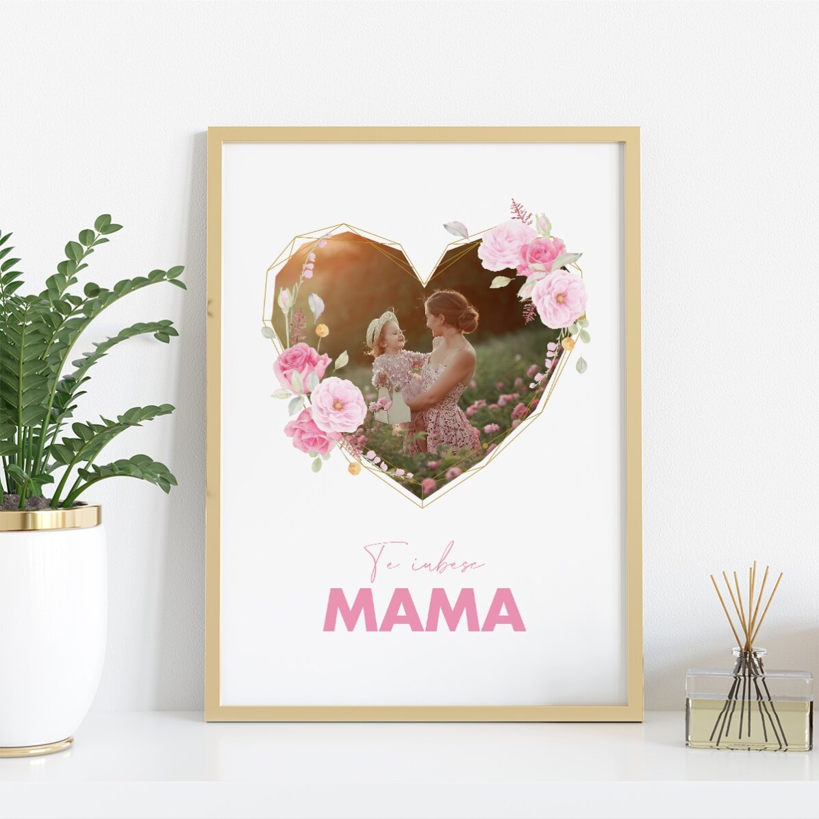 Quadro personalizzato con foto e testo - From my heart