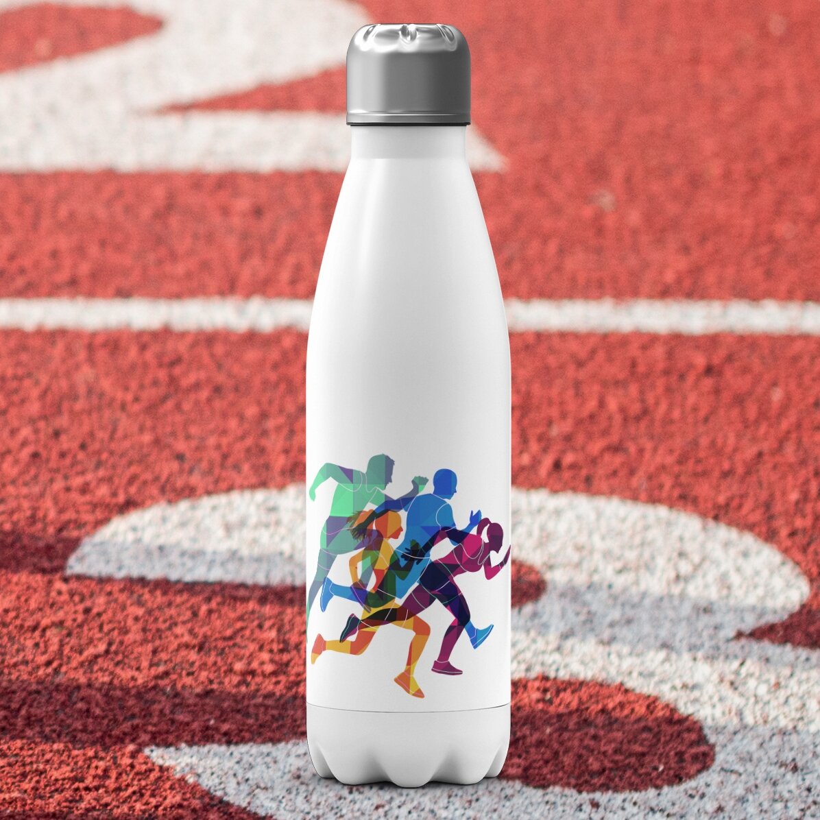 Thermos con base bianca personalizzato con nome - Runner