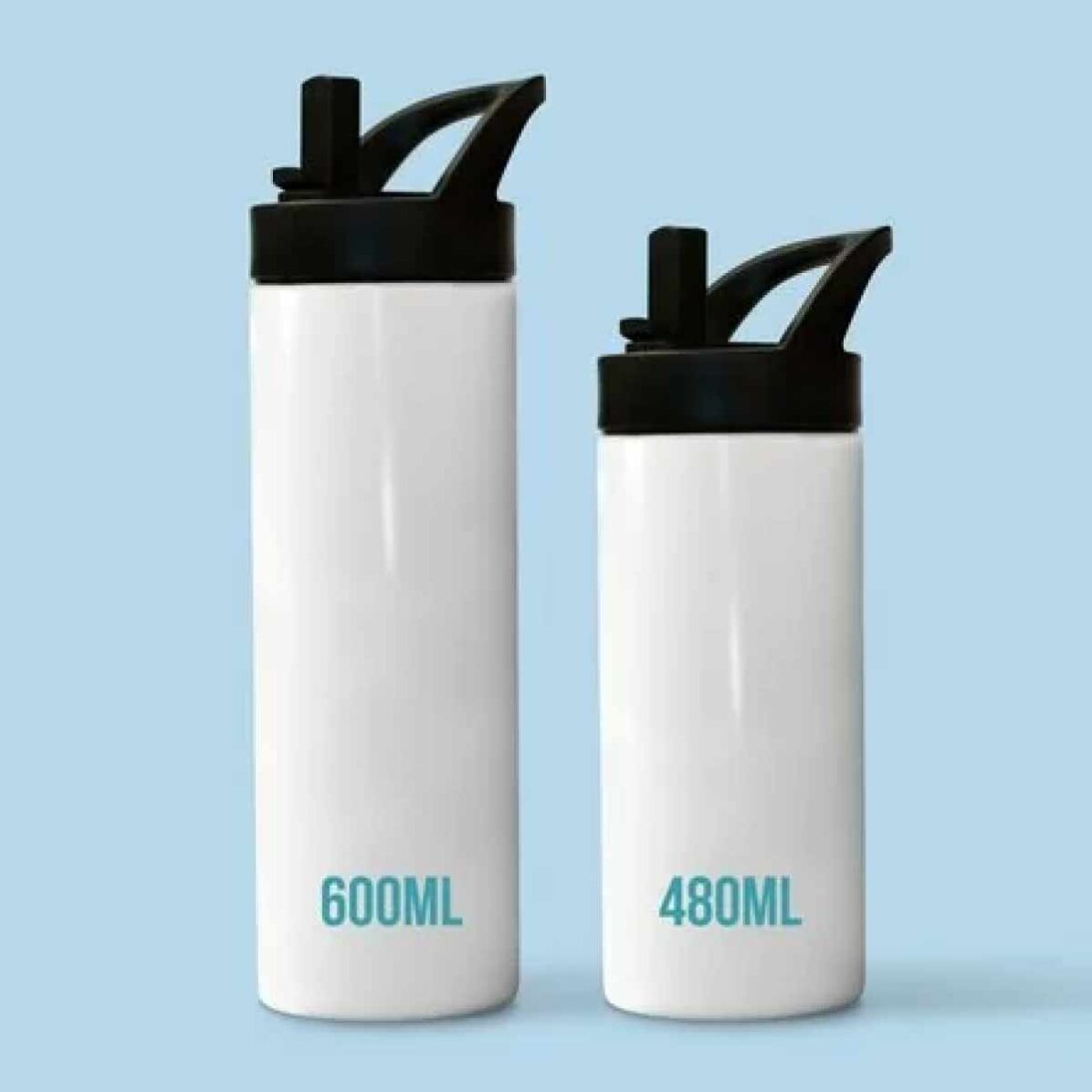 Thermos con manico e cannuccia personalizzato con testo e foto - Il piccolo calciatore