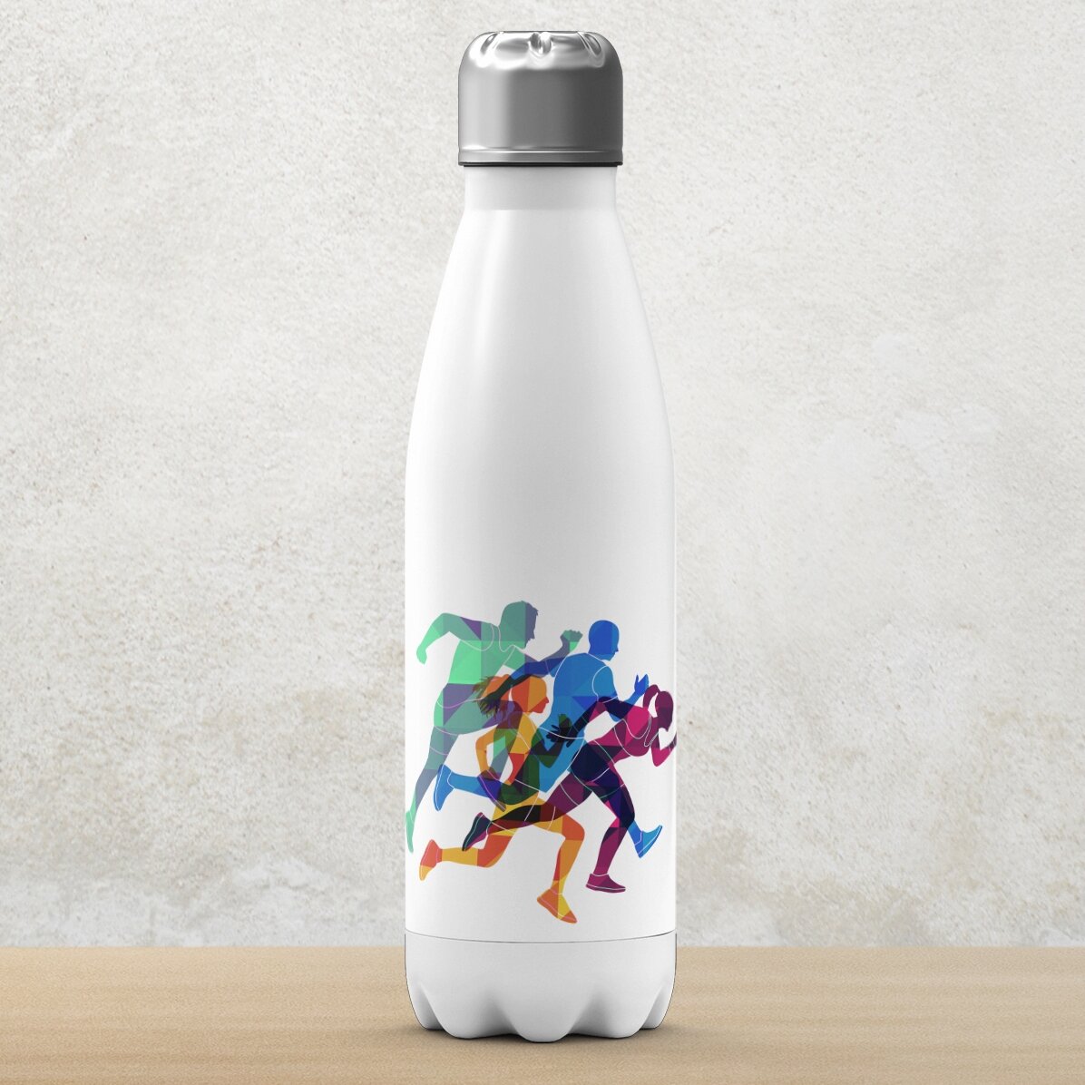 Thermos con base bianca personalizzato con nome - Runner