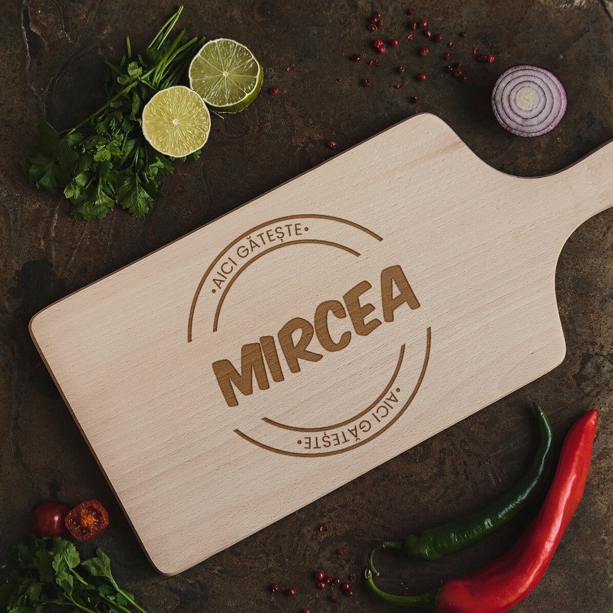 Tagliere personalizzato - Qui si cucina