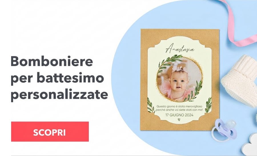 Bomboniere personalizzate per il battesimo