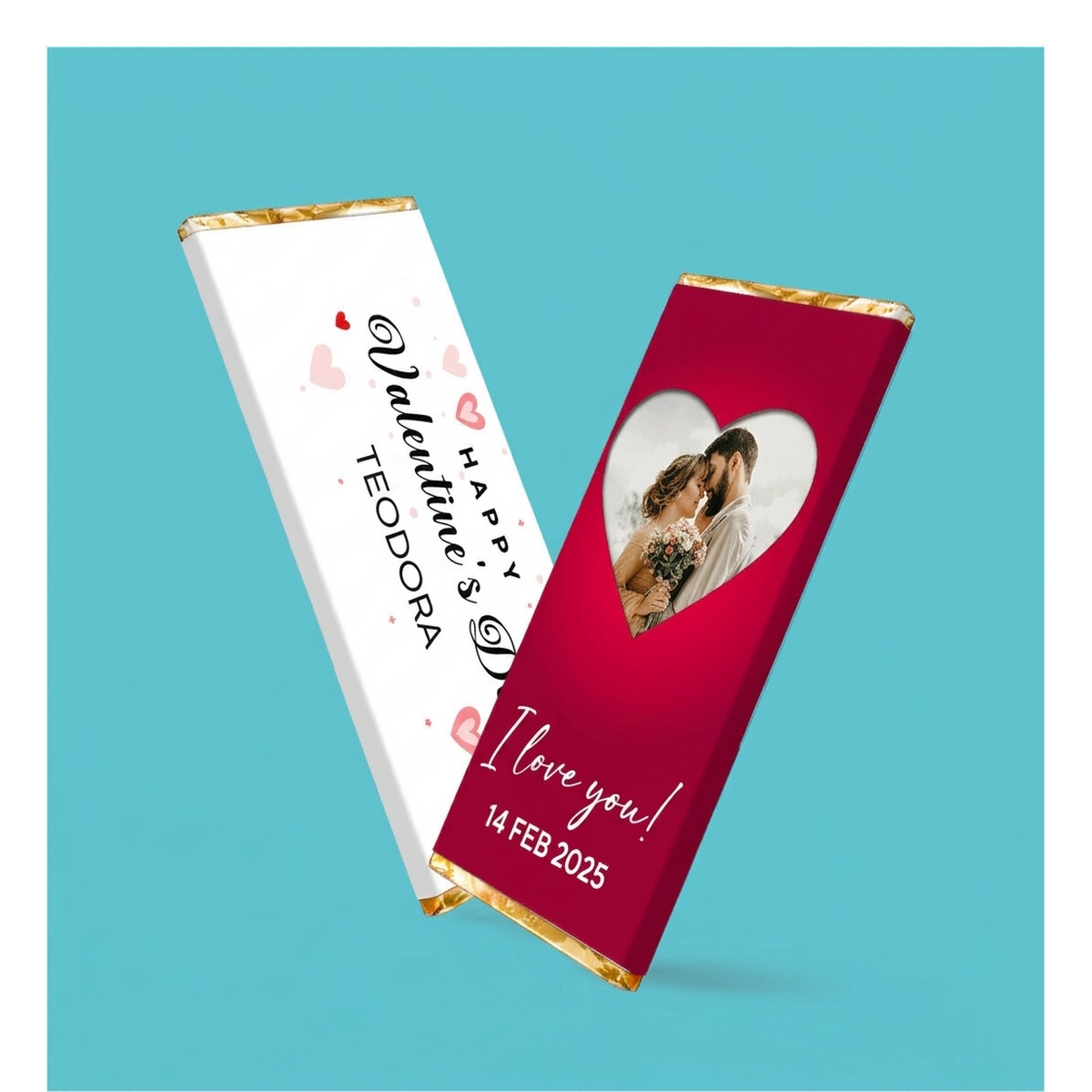Mini tavolette di cioccolato personalizzate