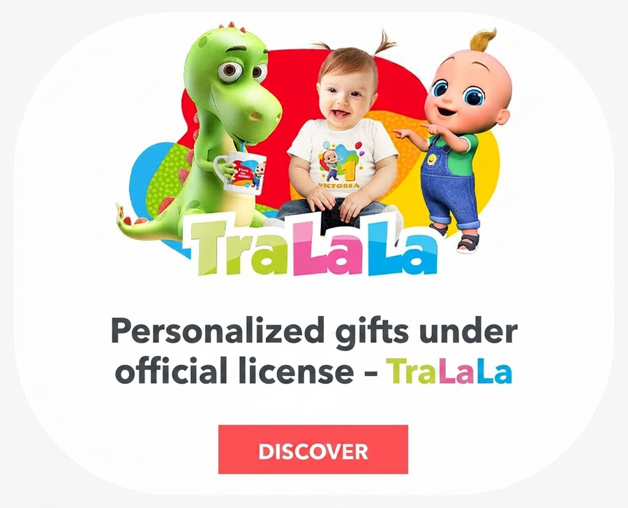 Regali personalizzati con licenza ufficiale - TraLaLa
