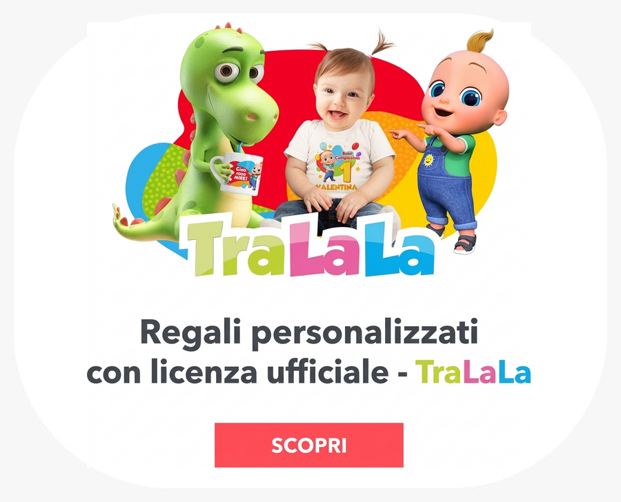 Regali personalizzati con licenza ufficiale - TraLaLa