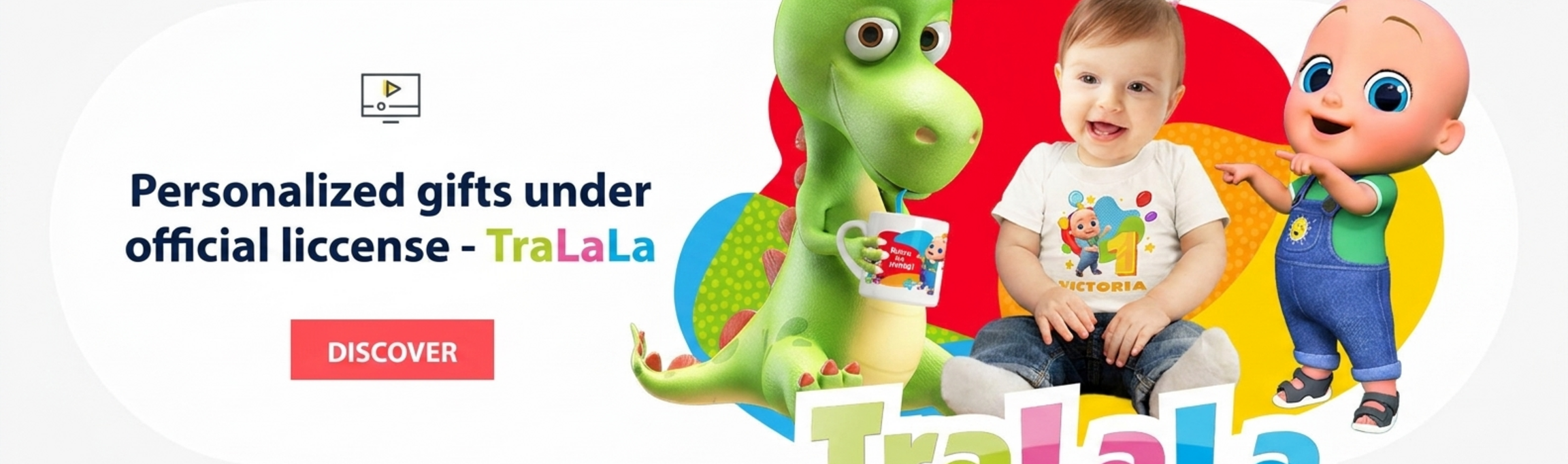 Regali personalizzati con licenza ufficiale - TraLaLa