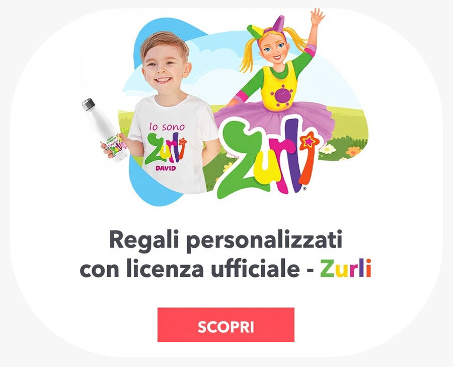 Regali personalizzati con licenza ufficiale - Zurli