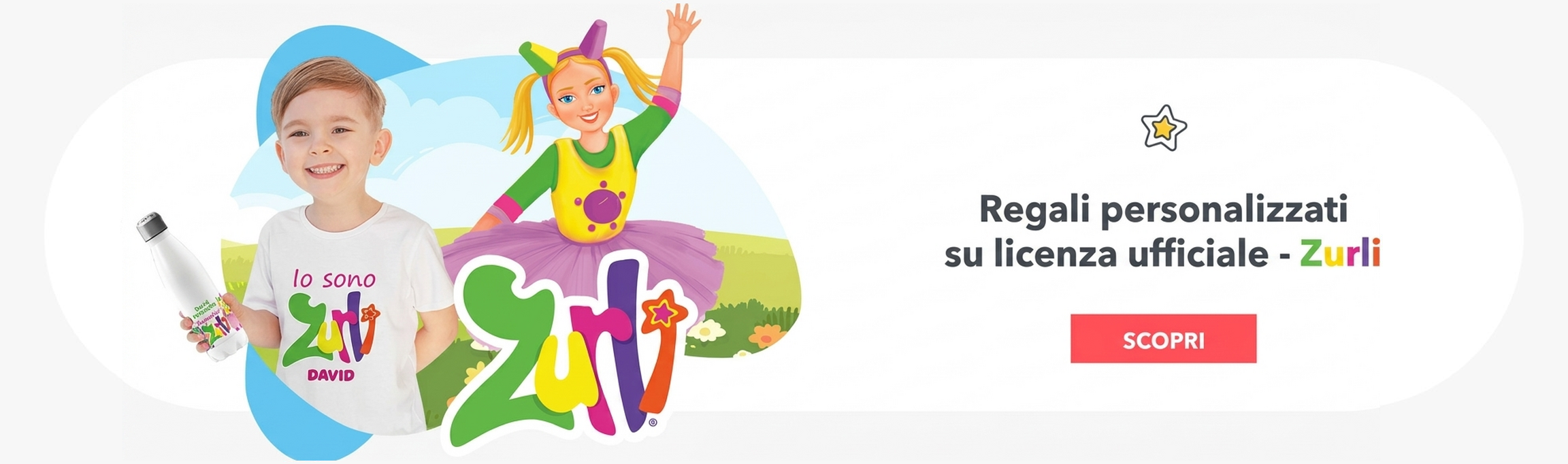 Regali personalizzati con licenza ufficiale - Zurli