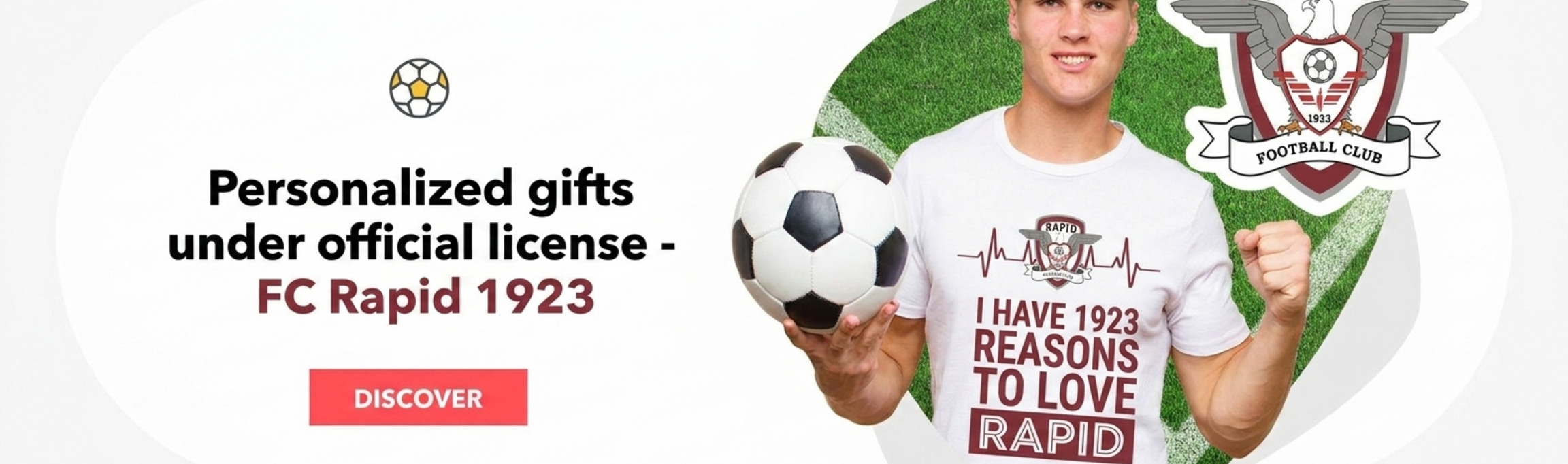 Regali personalizzati con licenza ufficiale - FC Rapid 1923 Bucarest