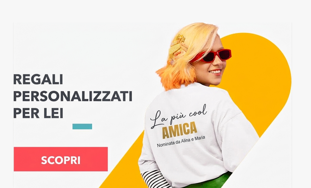 Regali personalizzati per lei