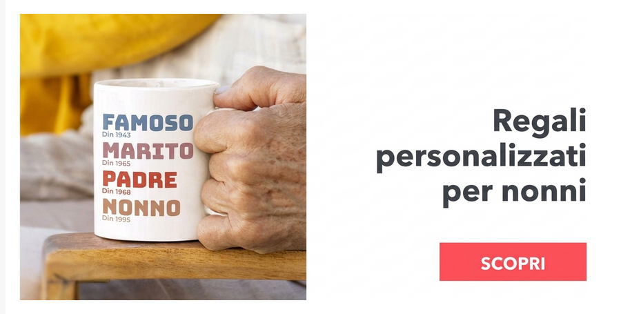 Regali personalizzati per i nonni
