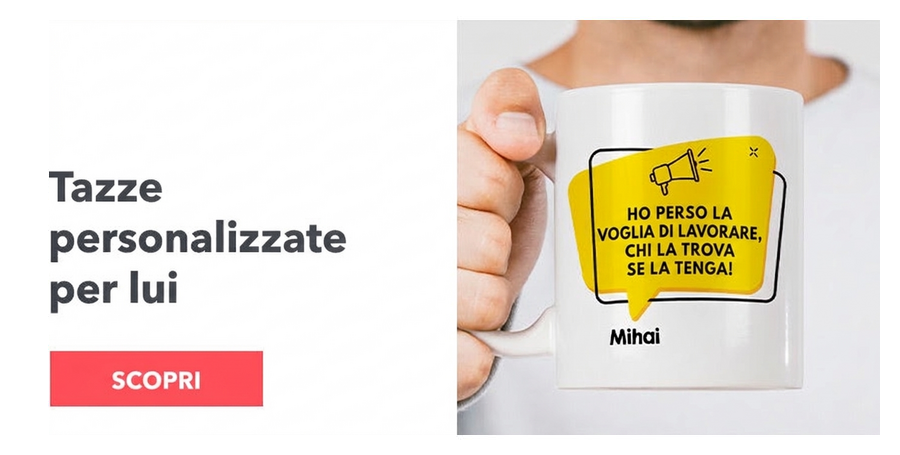 Tazze personalizzate per lui
