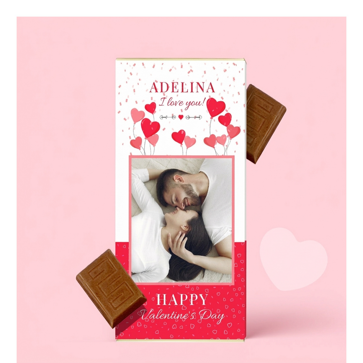 Cioccolato personalizzato per San Valentino