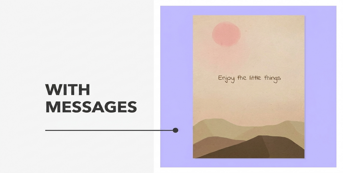 Poster - Collezione con messaggi