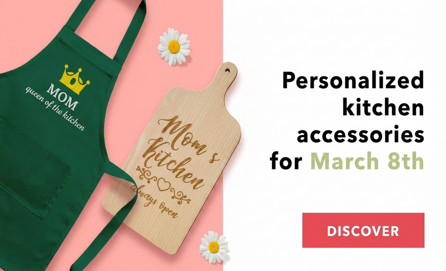 Accessori da cucina personalizzati per l