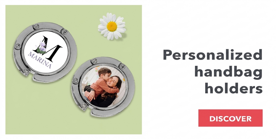Portaborse da tavola personalizzati