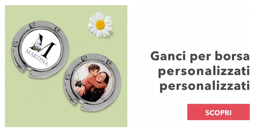 Portaborse da tavolo personalizzati