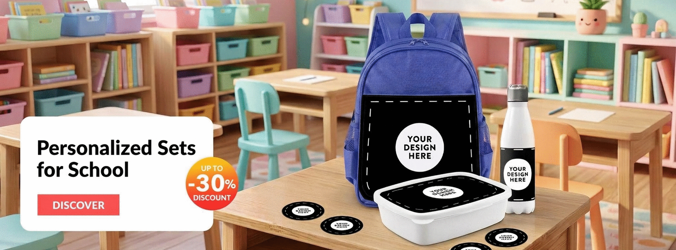 Set personalizzati per la scuola e l
