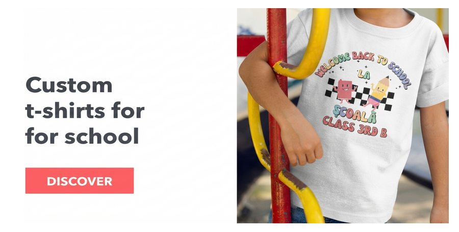 Magliette personalizzate per il rientro a scuola