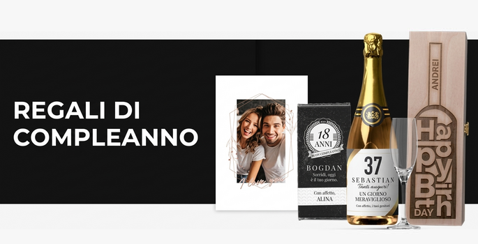 Regali di compleanno per lui
